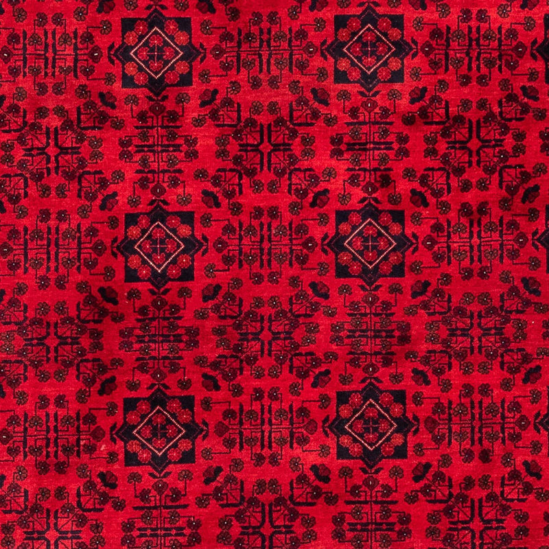 Tappeto afgano - 287 x 202 cm - rosso scuro