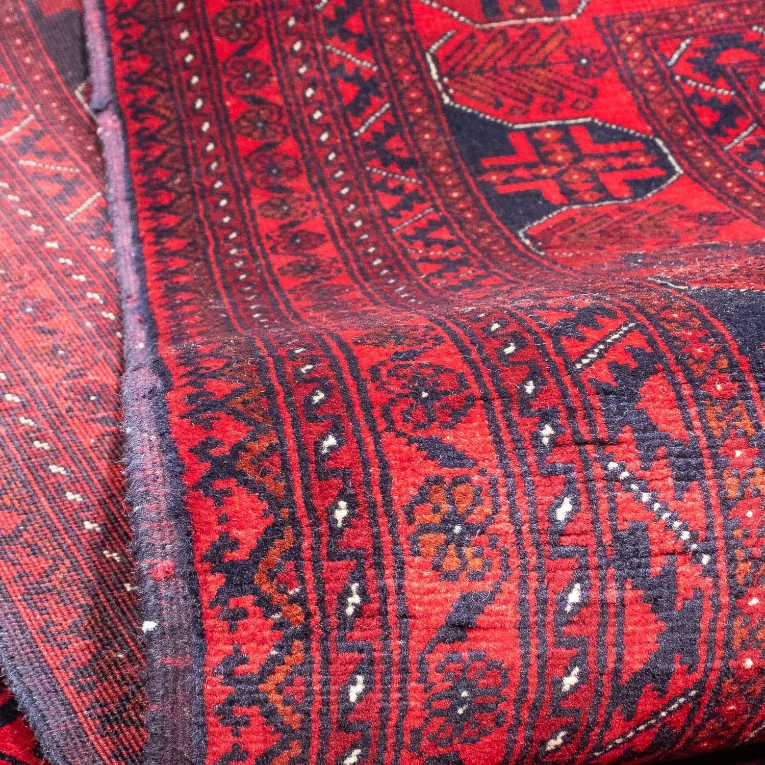 Tappeto afgano - 287 x 202 cm - rosso scuro