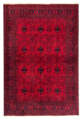 Tappeto afgano - 230 x 171 cm - rosso scuro