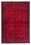 Tappeto afgano - 230 x 171 cm - rosso scuro