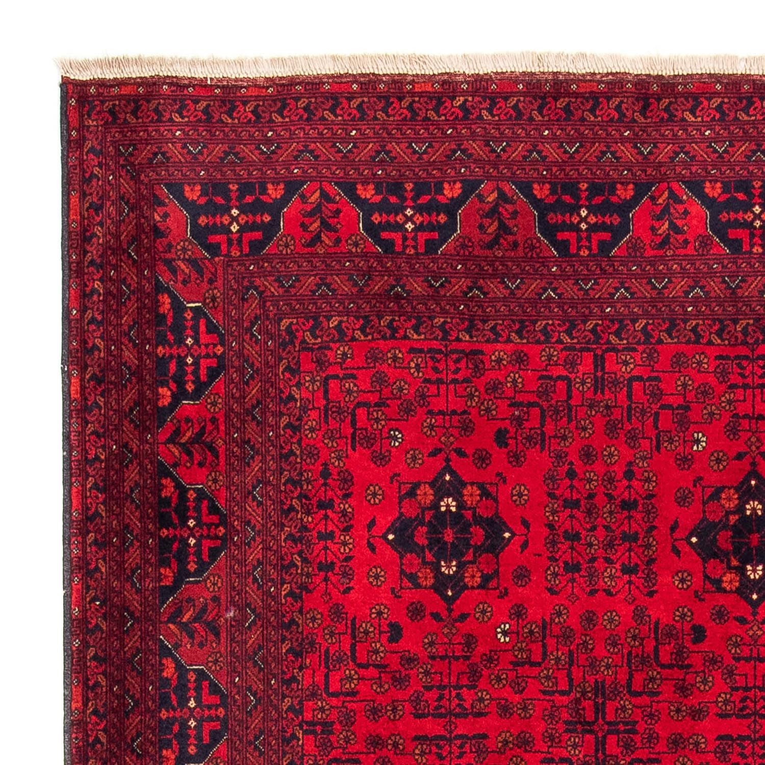 Tappeto afgano - 230 x 171 cm - rosso scuro