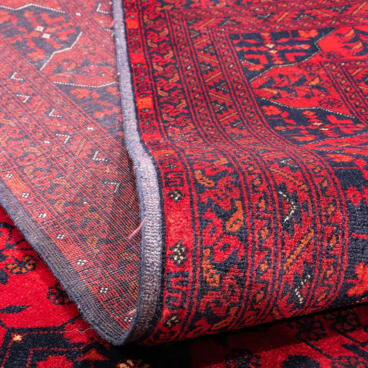 Tappeto afgano - 230 x 171 cm - rosso scuro