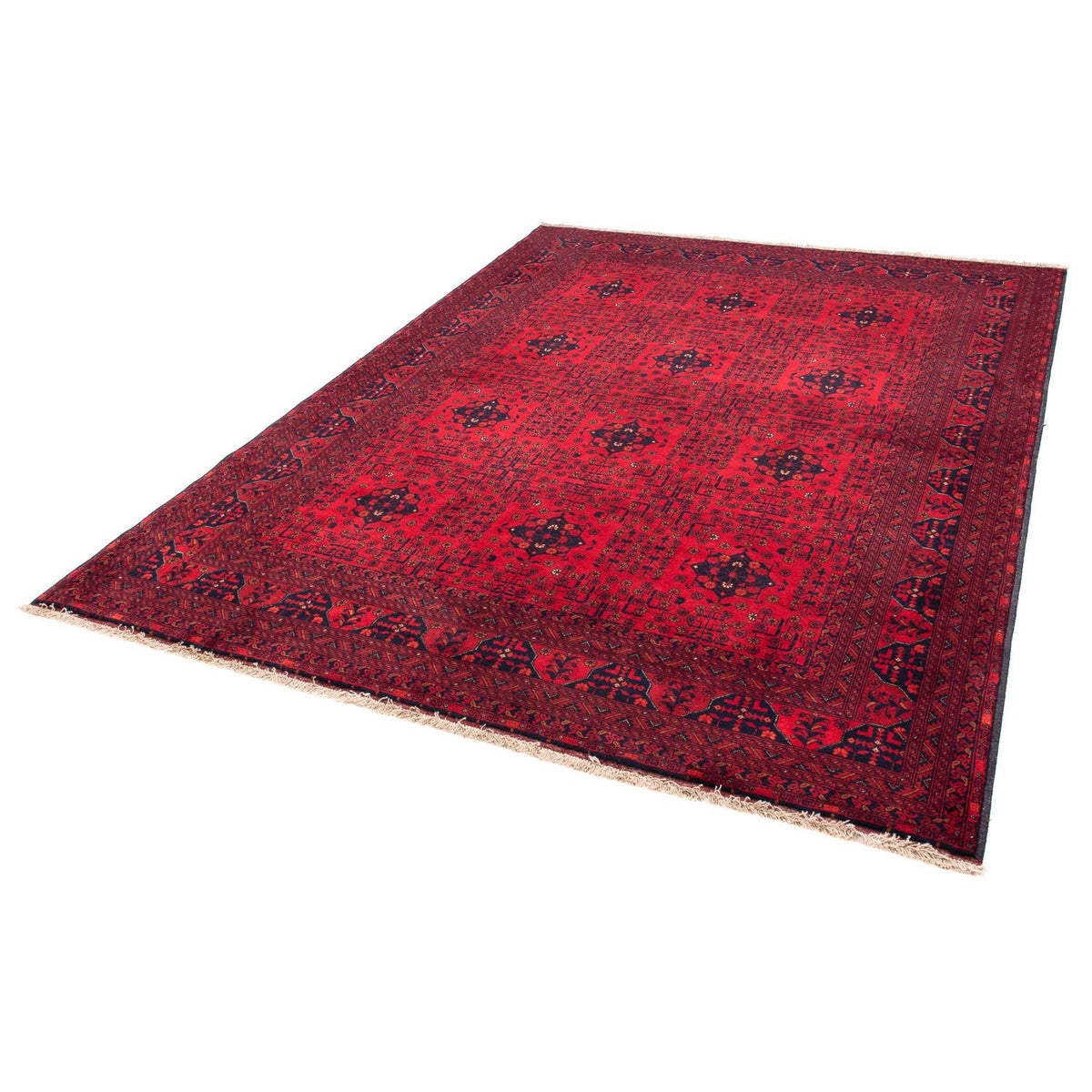 Tappeto afgano - 230 x 171 cm - rosso scuro