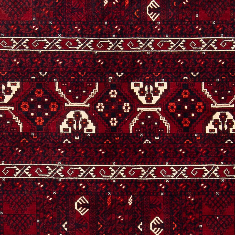 Tappeto Turkaman - 243 x 164 cm - rosso scuro