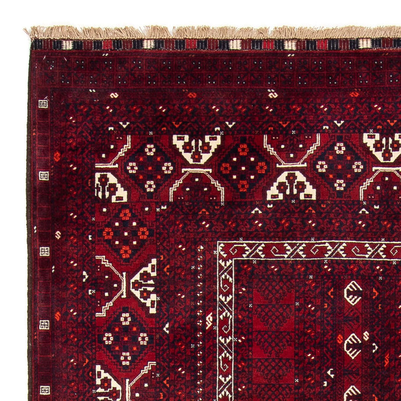 Tappeto Turkaman - 243 x 164 cm - rosso scuro