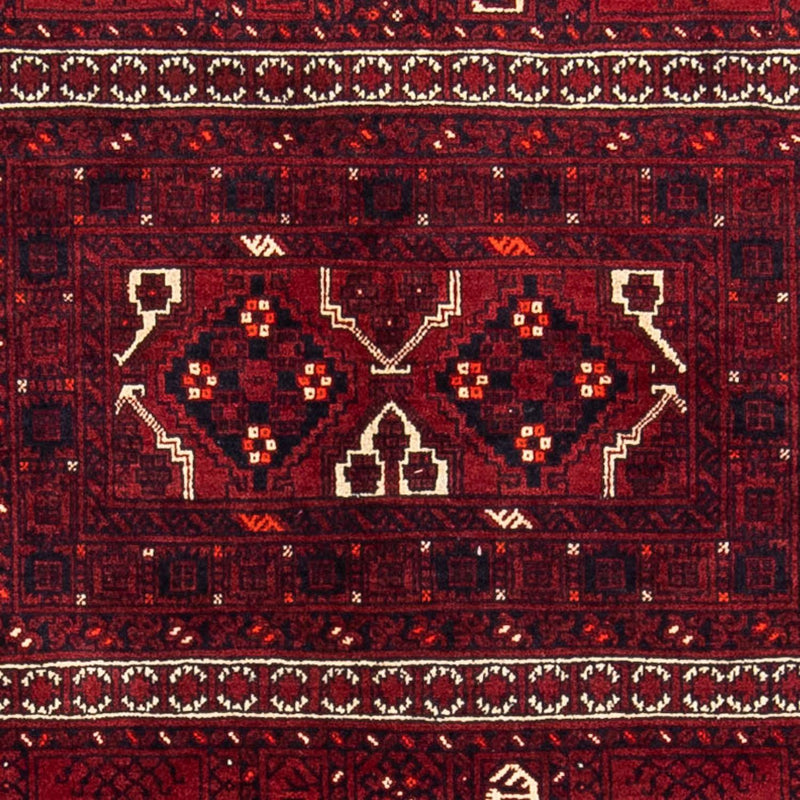Tappeto Turkaman - 240 x 160 cm - rosso scuro