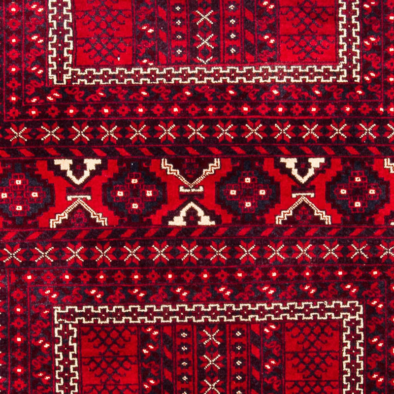Tappeto Turkaman - 245 x 156 cm - rosso scuro