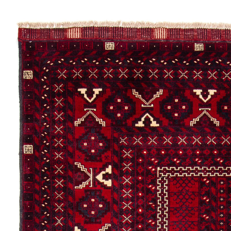 Tappeto Turkaman - 245 x 156 cm - rosso scuro
