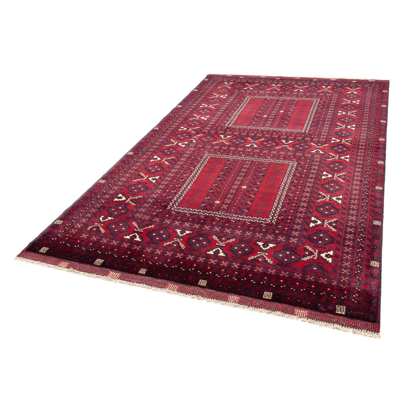 Tappeto Turkaman - 245 x 156 cm - rosso scuro