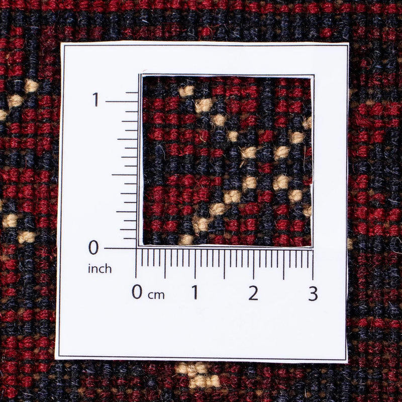 Tappeto Turkaman - 245 x 156 cm - rosso scuro