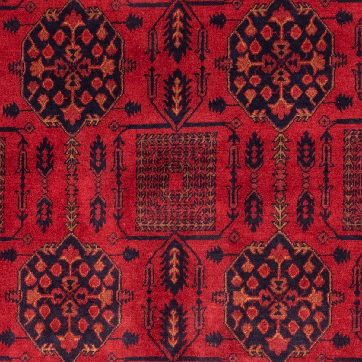 Tappeto afgano - Kunduz - 196 x 130 cm - rosso