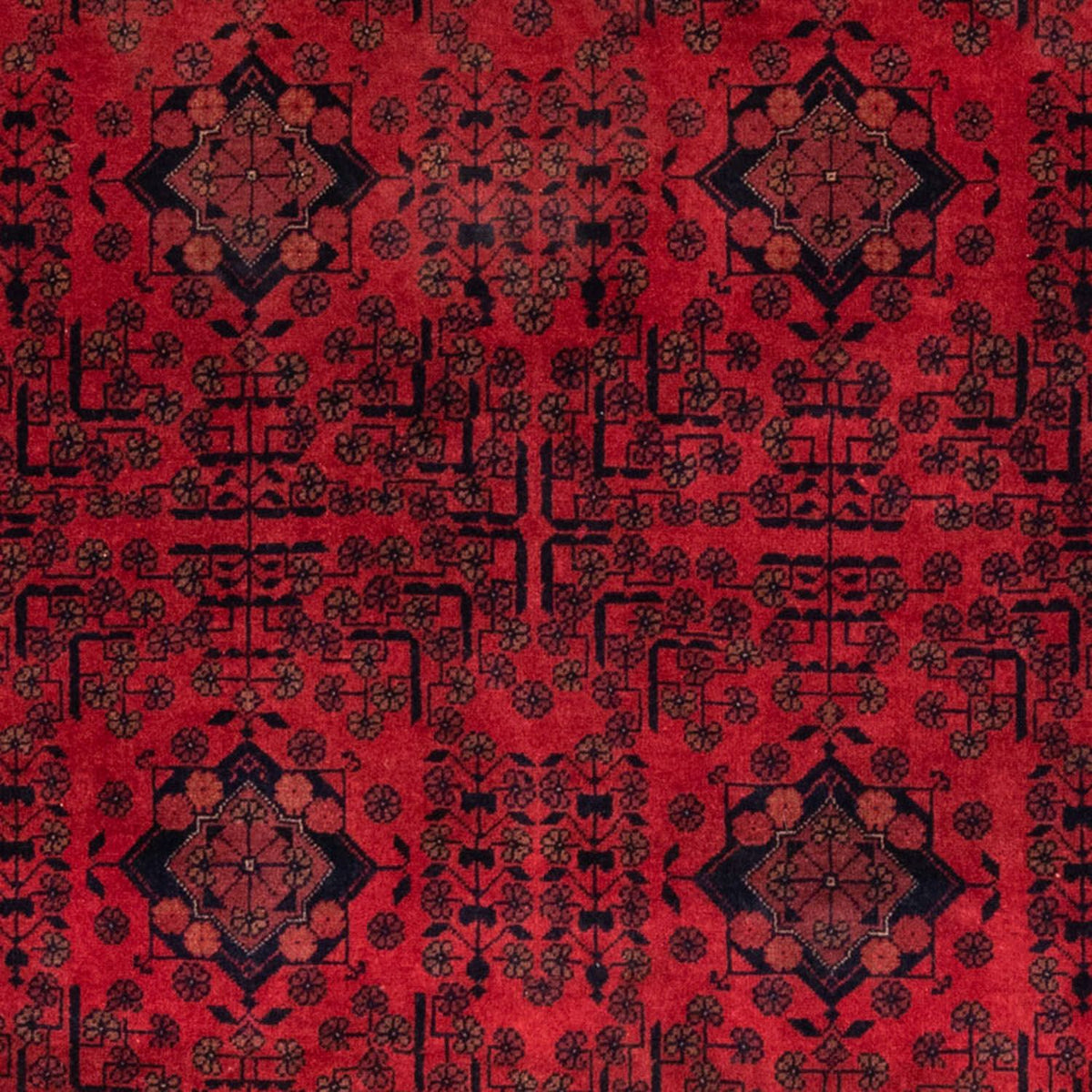 Tappeto afgano - Kunduz - 200 x 130 cm - rosso