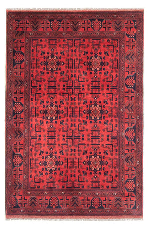 Tappeto afgano - Kunduz - 190 x 130 cm - rosso