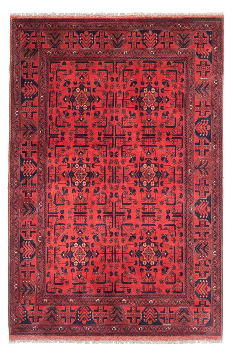 Tappeto afgano - Kunduz - 190 x 130 cm - rosso