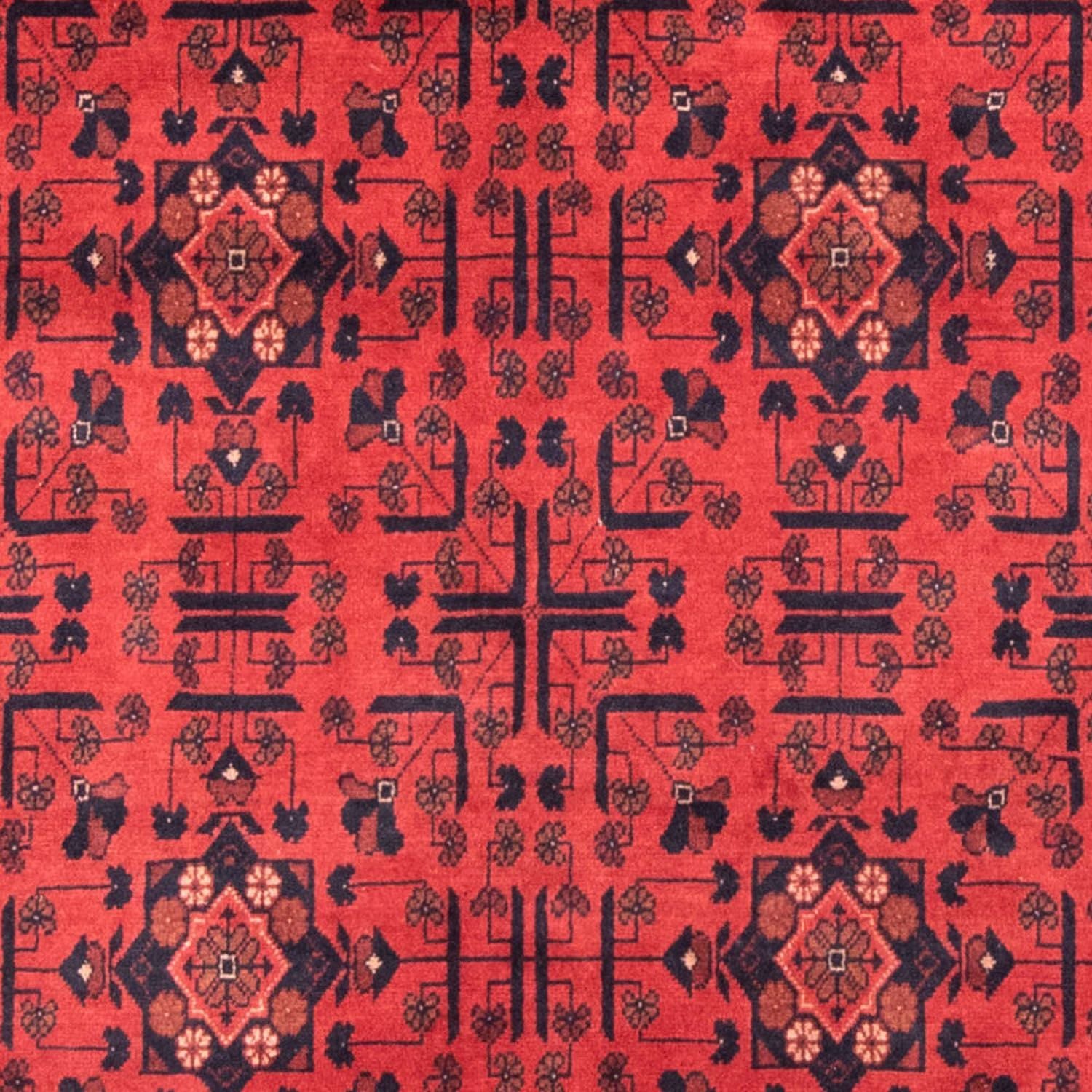 Tappeto afgano - Kunduz - 190 x 130 cm - rosso