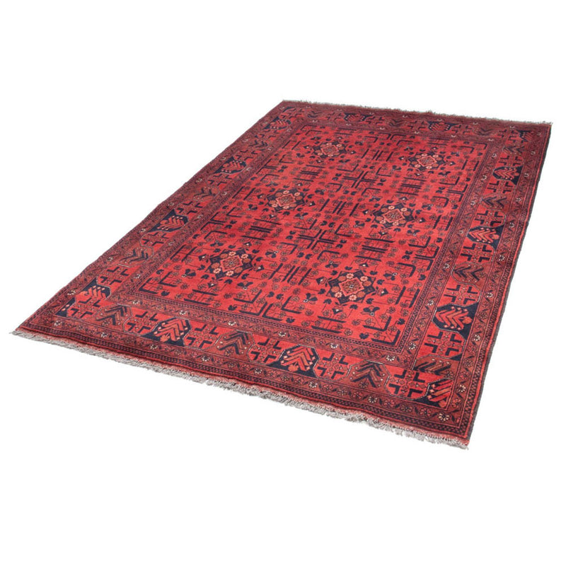 Tappeto afgano - Kunduz - 190 x 130 cm - rosso