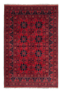 Tappeto afgano - Kunduz - 188 x 129 cm - rosso