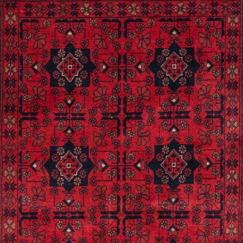 Tappeto afgano - Kunduz - 188 x 129 cm - rosso