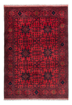 Tappeto afgano - Kunduz - 190 x 128 cm - rosso