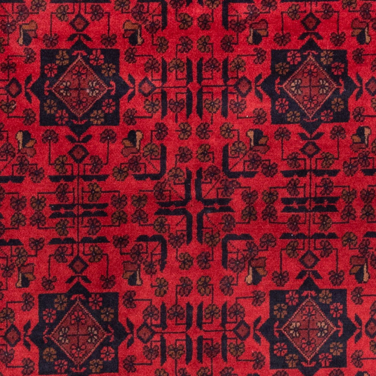 Tappeto afgano - Kunduz - 190 x 128 cm - rosso