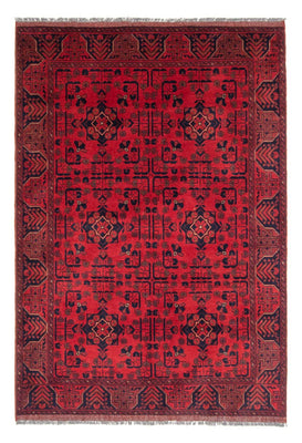 Tappeto afgano - Kunduz - 193 x 129 cm - rosso