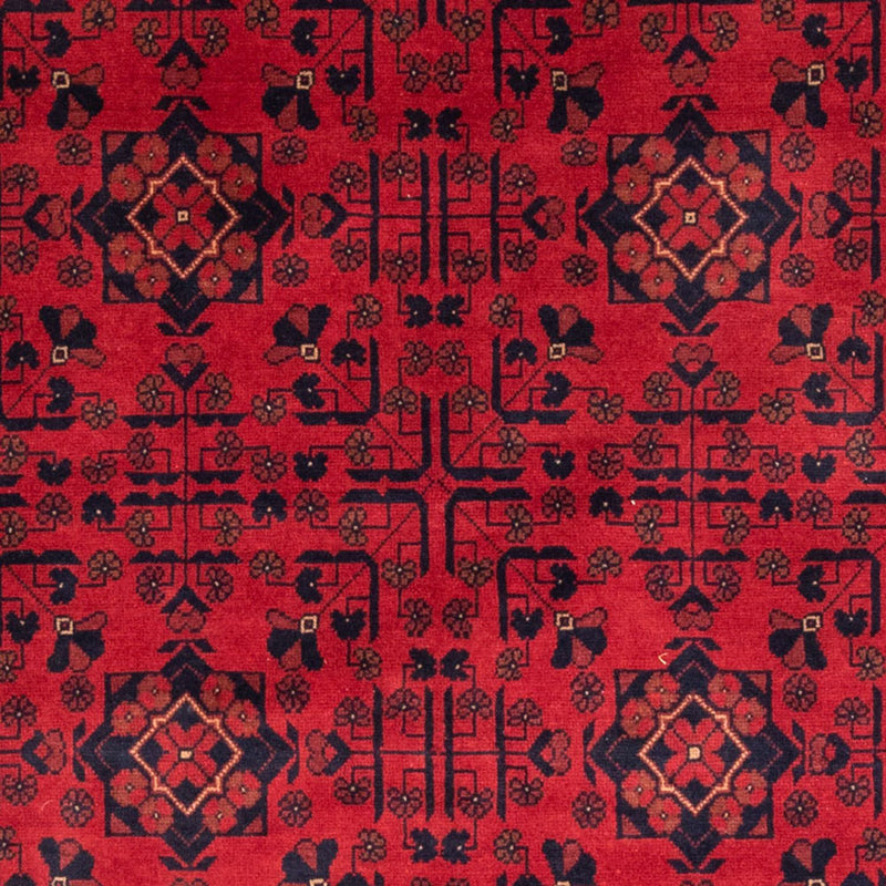 Tappeto afgano - Kunduz - 193 x 129 cm - rosso