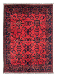 Tappeto afgano - Kunduz - 184 x 127 cm - rosso