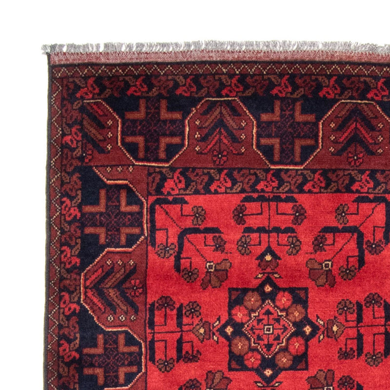 Tappeto afgano - Kunduz - 184 x 127 cm - rosso