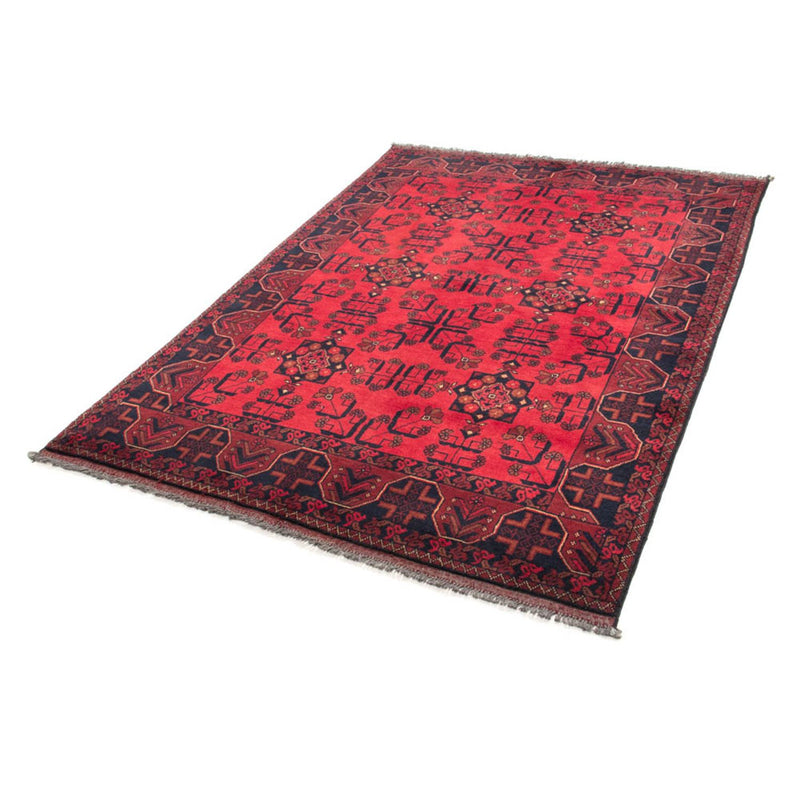 Tappeto afgano - Kunduz - 184 x 127 cm - rosso