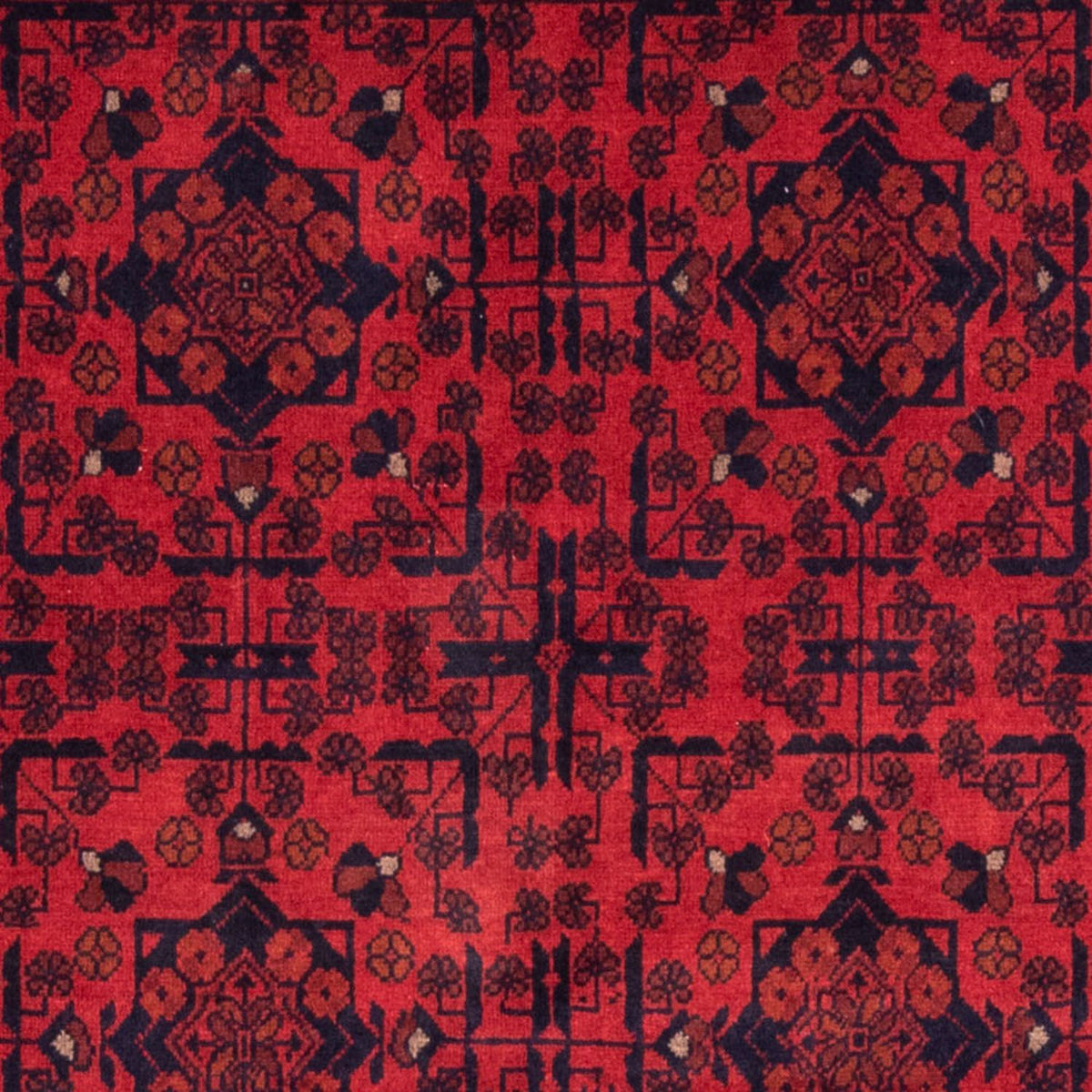 Tappeto afgano - Kunduz - 186 x 126 cm - rosso