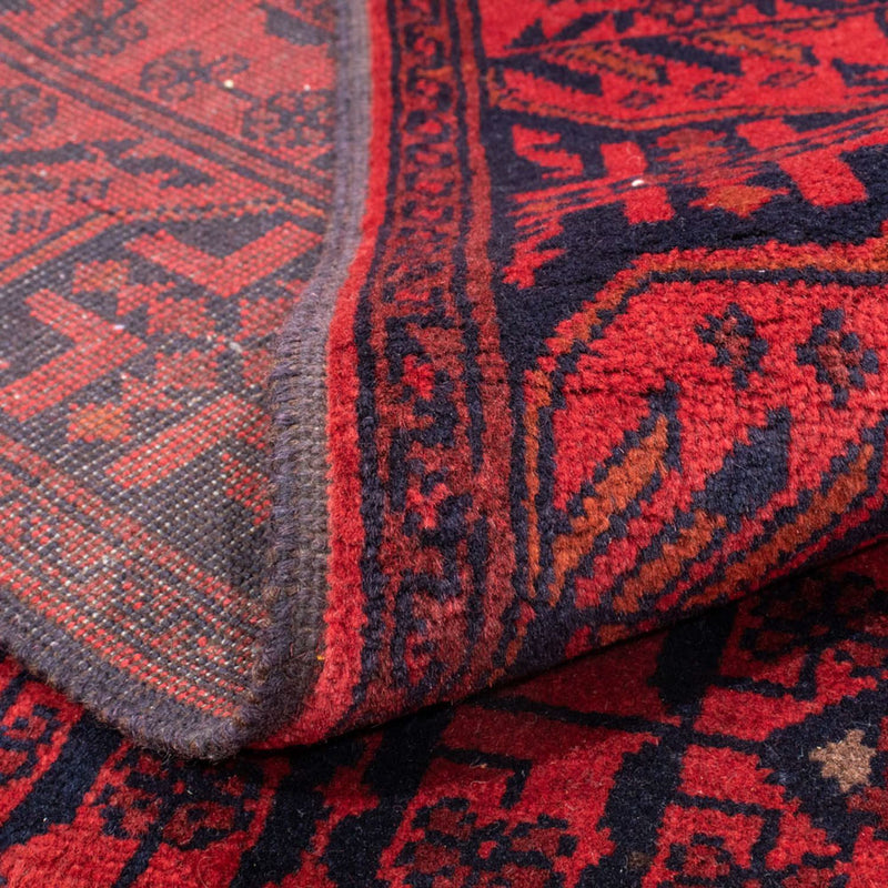 Tappeto afgano - Kunduz - 186 x 126 cm - rosso