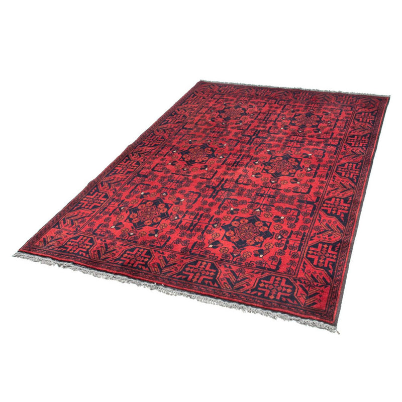 Tappeto afgano - Kunduz - 186 x 126 cm - rosso