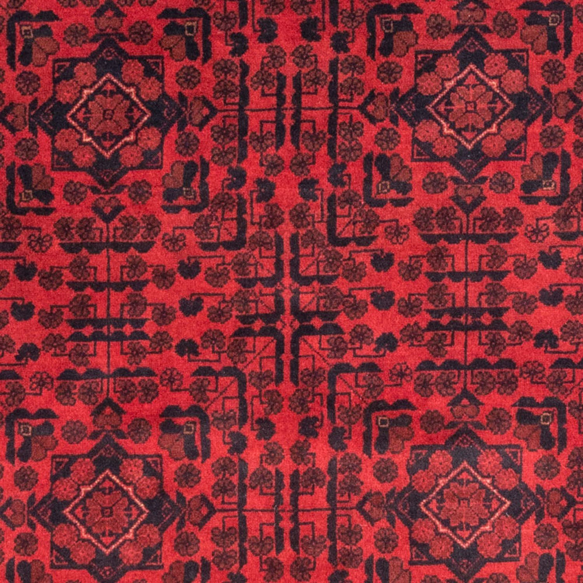 Tappeto afgano - Kunduz - 187 x 122 cm - rosso