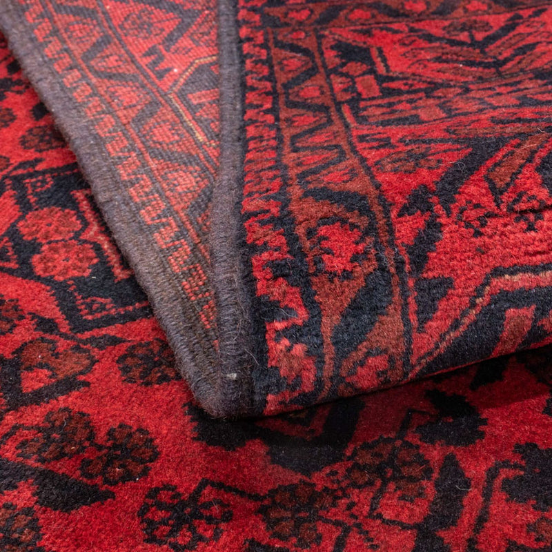 Tappeto afgano - Kunduz - 187 x 122 cm - rosso
