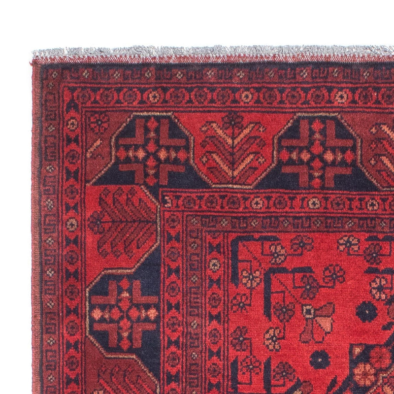 Tappeto afgano - Kunduz - 151 x 103 cm - rosso