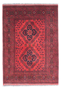 Tappeto afgano - Kunduz - 146 x 104 cm - rosso scuro