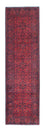 Tappeto corsia Tappeto afgano - Kunduz - 287 x 84 cm - rosso scuro