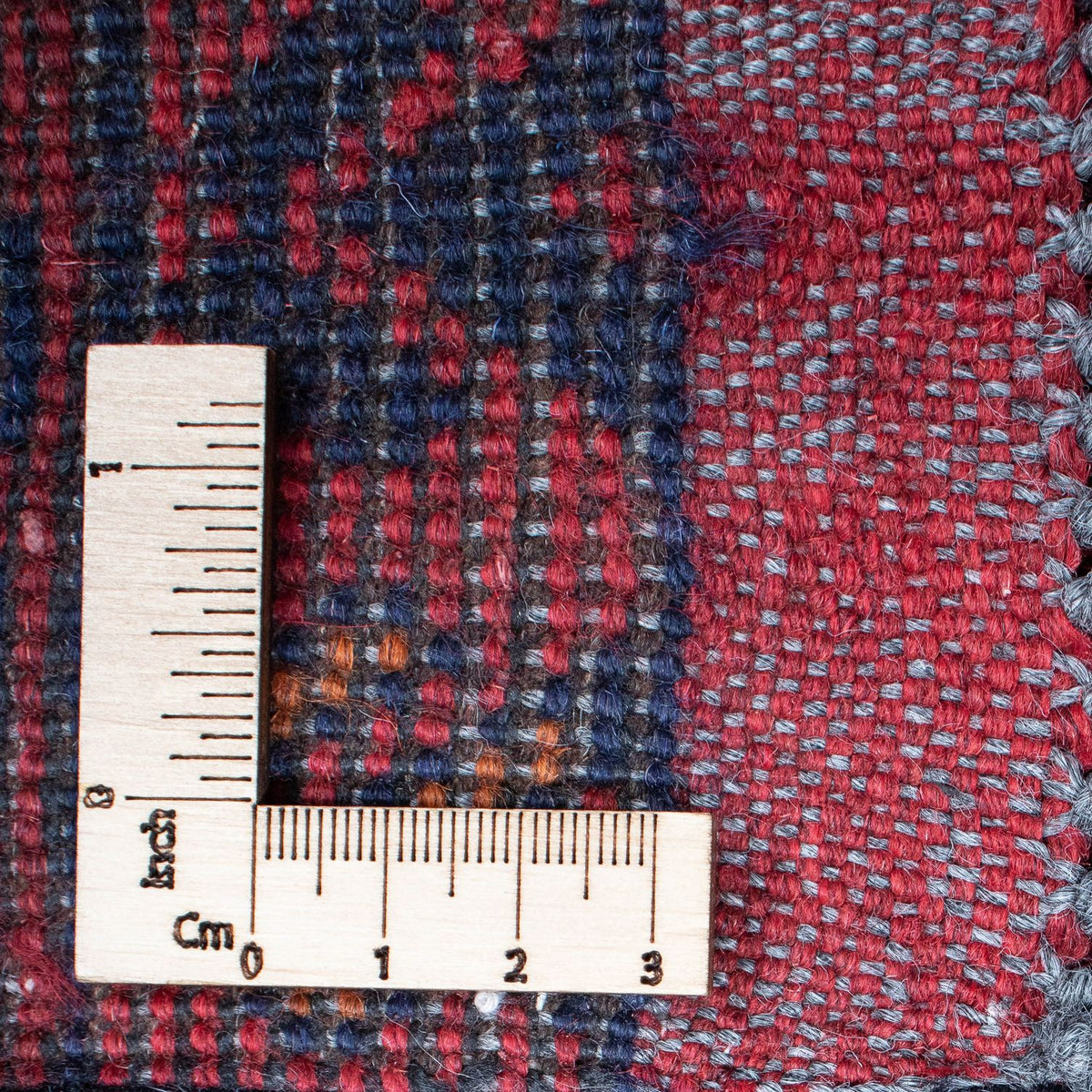 Tappeto corsia Tappeto afgano - Kunduz - 285 x 83 cm - rosso scuro