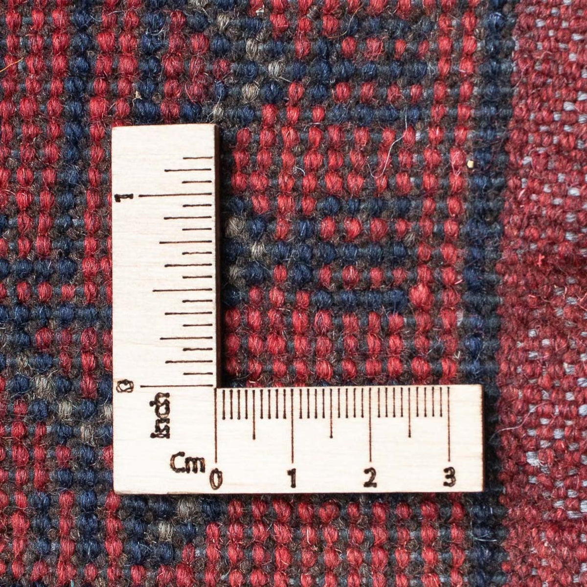 Tappeto corsia Tappeto afgano - Kunduz - 190 x 83 cm - rosso scuro