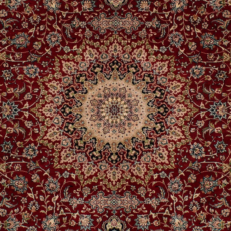 Tappeto di seta - seta cinese - 183 x 122 cm - rosso scuro