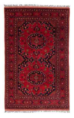 Tappeto afgano - Kunduz - 200 x 120 cm - rosso