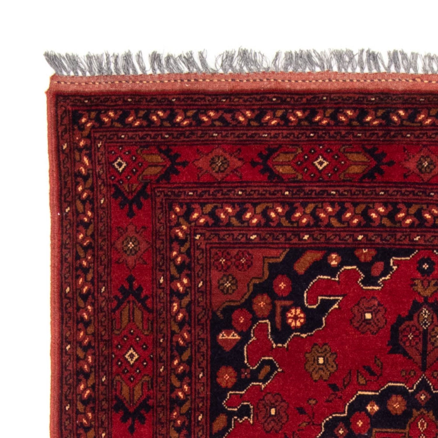 Tappeto afgano - Kunduz - 200 x 120 cm - rosso
