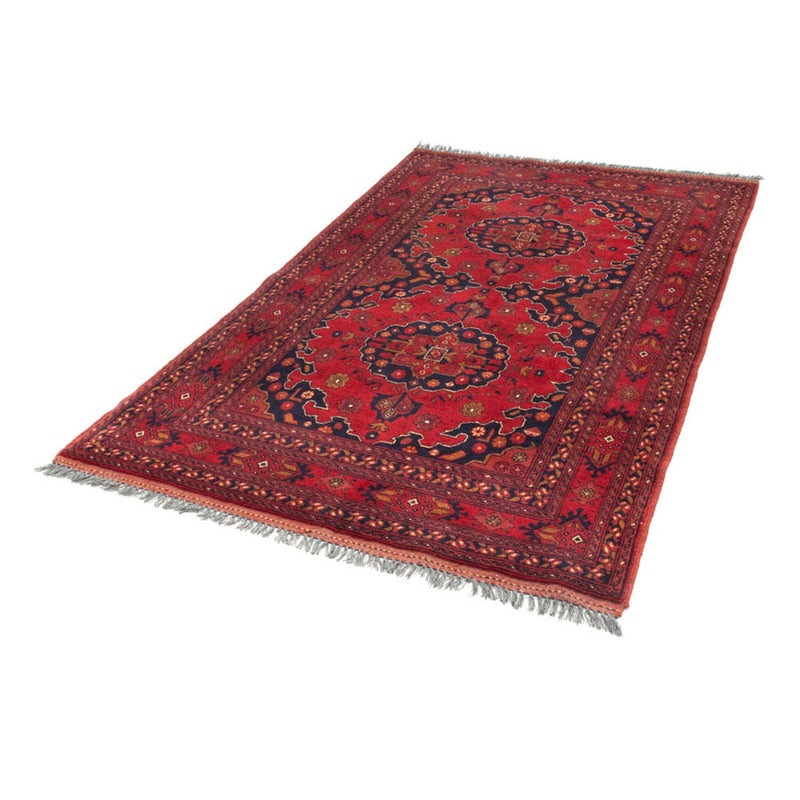 Tappeto afgano - Kunduz - 200 x 120 cm - rosso