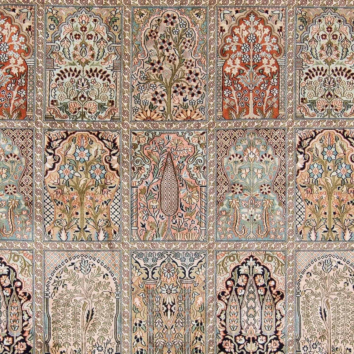 Tappeto di seta - Seta del Kashmir - 336 x 251 cm - multicolore