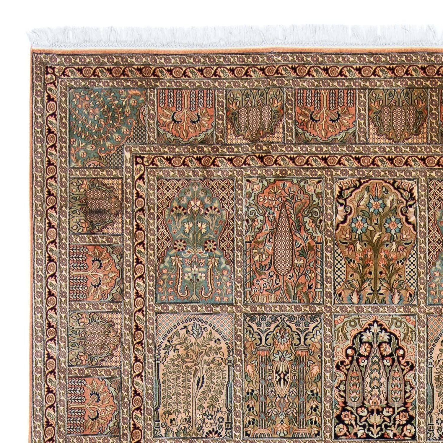 Tappeto di seta - Seta del Kashmir - 336 x 251 cm - multicolore