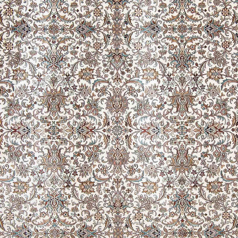 Tappeto di seta - Seta del Kashmir quadrato  - 246 x 243 cm - beige