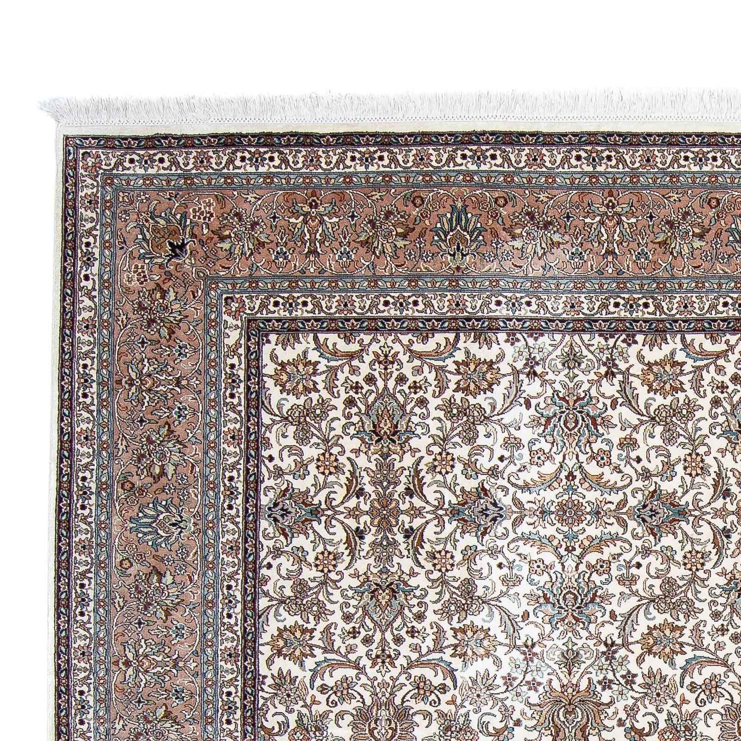 Tappeto di seta - Seta del Kashmir quadrato  - 246 x 243 cm - beige