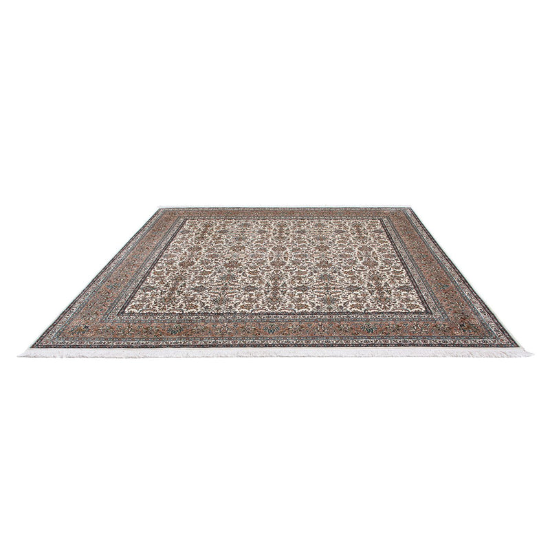 Tappeto di seta - Seta del Kashmir quadrato  - 246 x 243 cm - beige