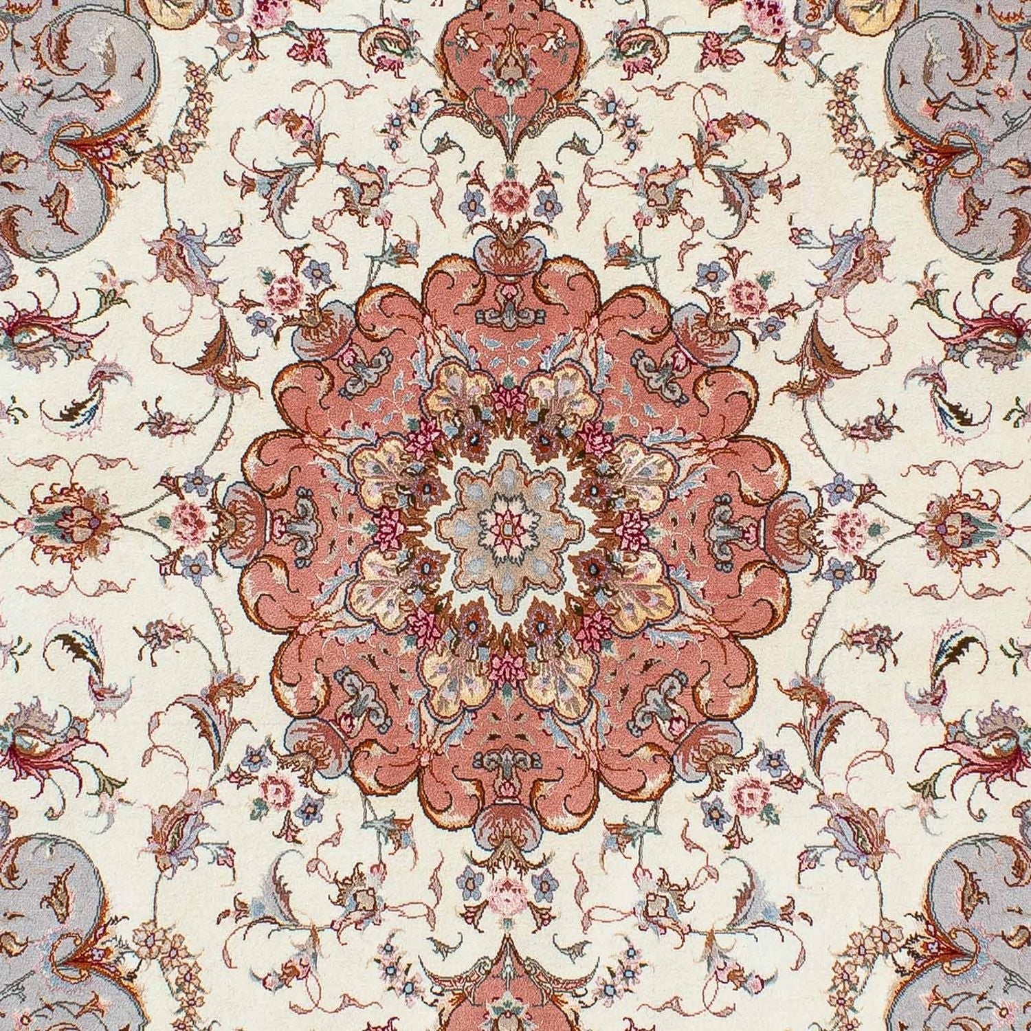 Tappeto Persero - Tabriz - Reale - 196 x 153 cm - beige