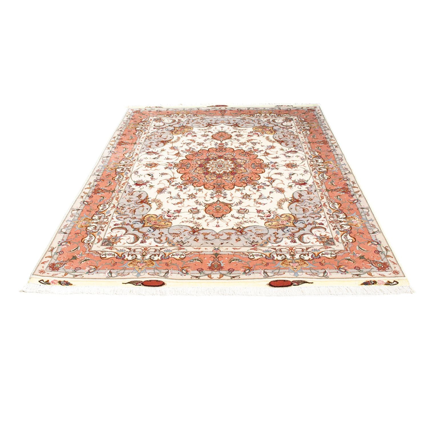 Tappeto Persero - Tabriz - Reale - 196 x 153 cm - beige